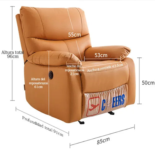 Lift massage chair with heating and massage function