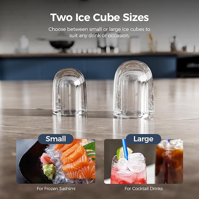 Portable Ice Maker Machine with Self-Cleaning