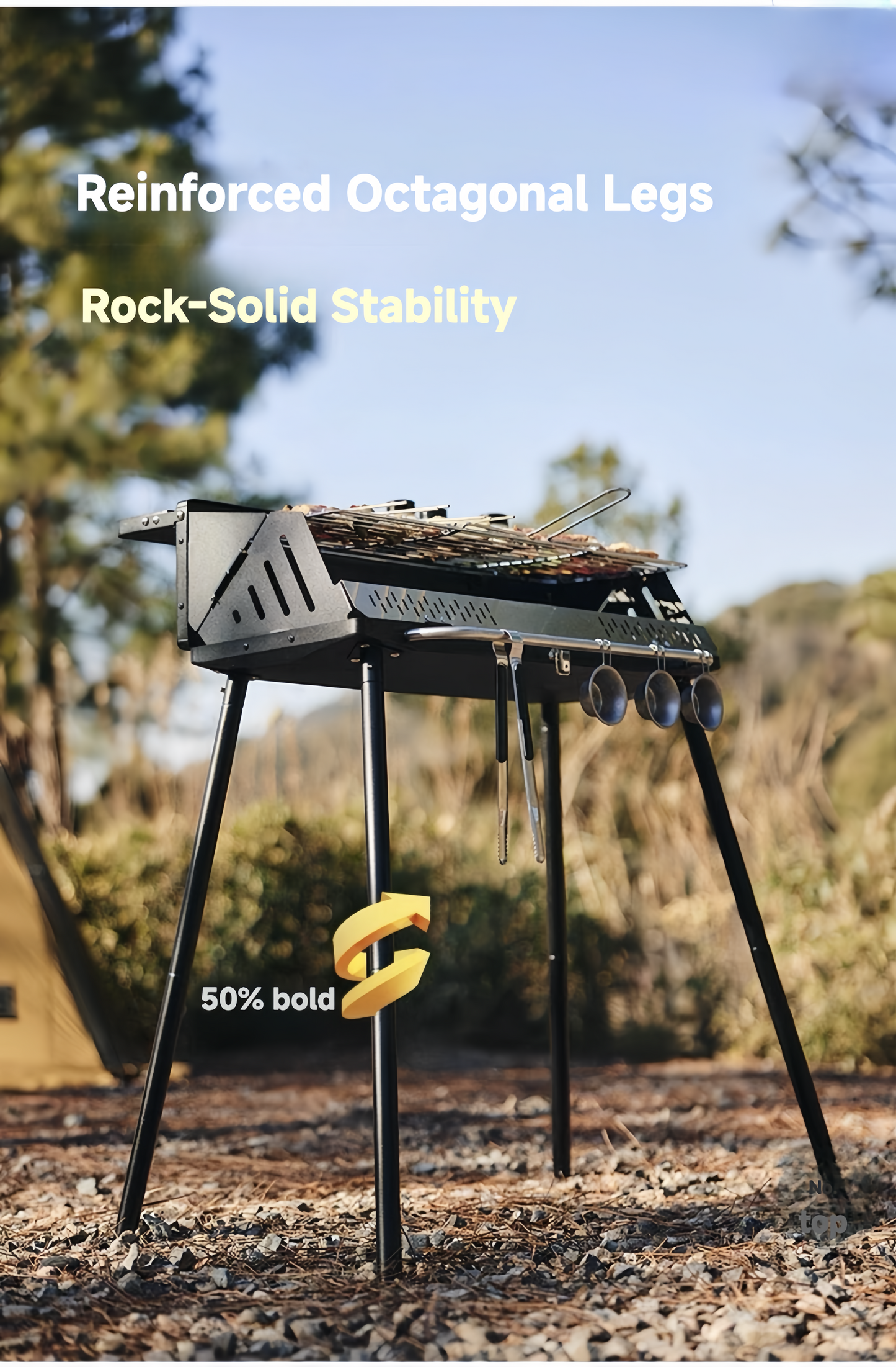 Gizfa Go BBQ – Foldable 3-in-1 Outdoor Grill