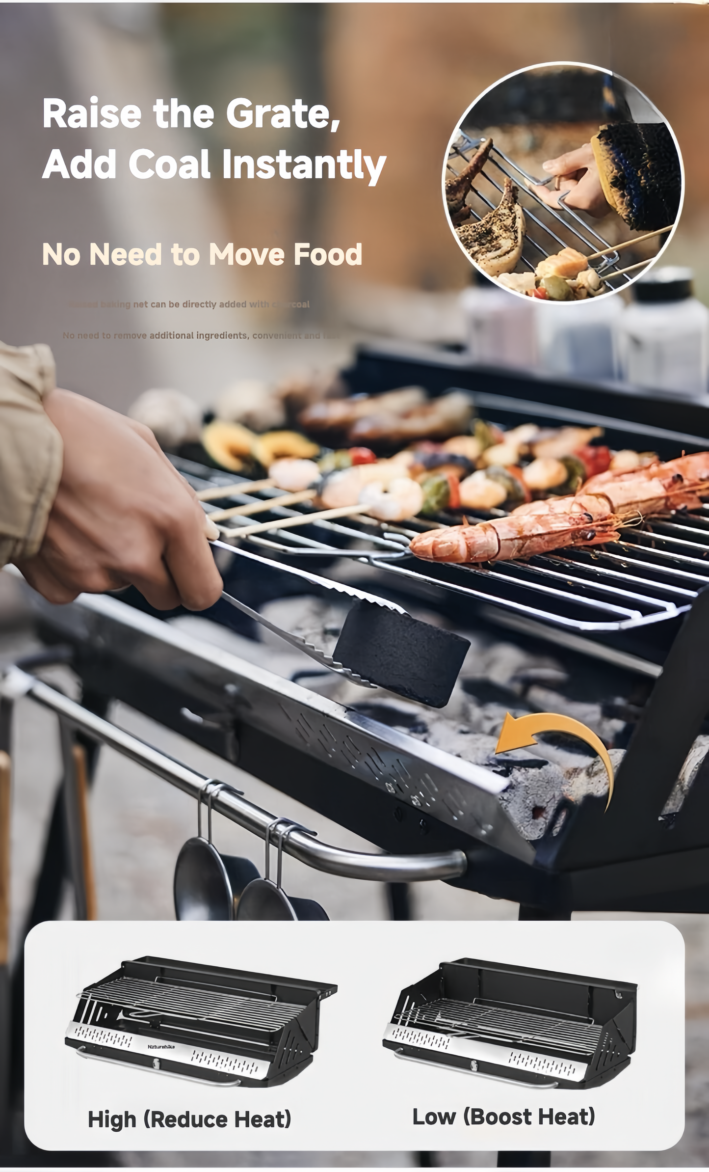 Gizfa Go BBQ – Foldable 3-in-1 Outdoor Grill