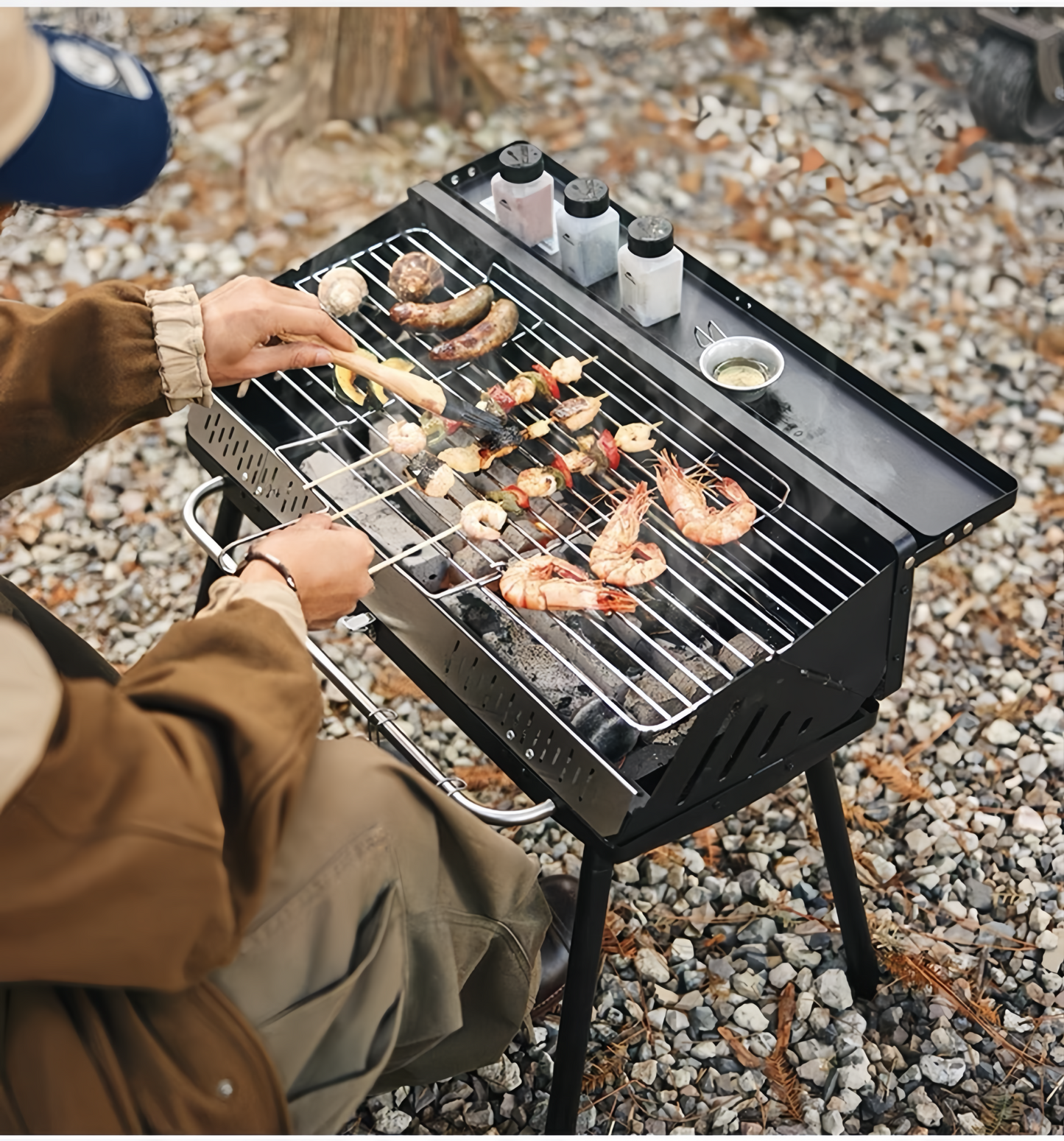 Gizfa Go BBQ – Foldable 3-in-1 Outdoor Grill