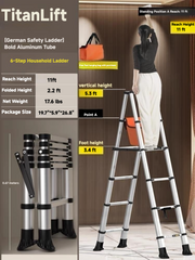 Titanlift Apex Series – Aluminum Ladders（FREE Toolkit with Your Order)